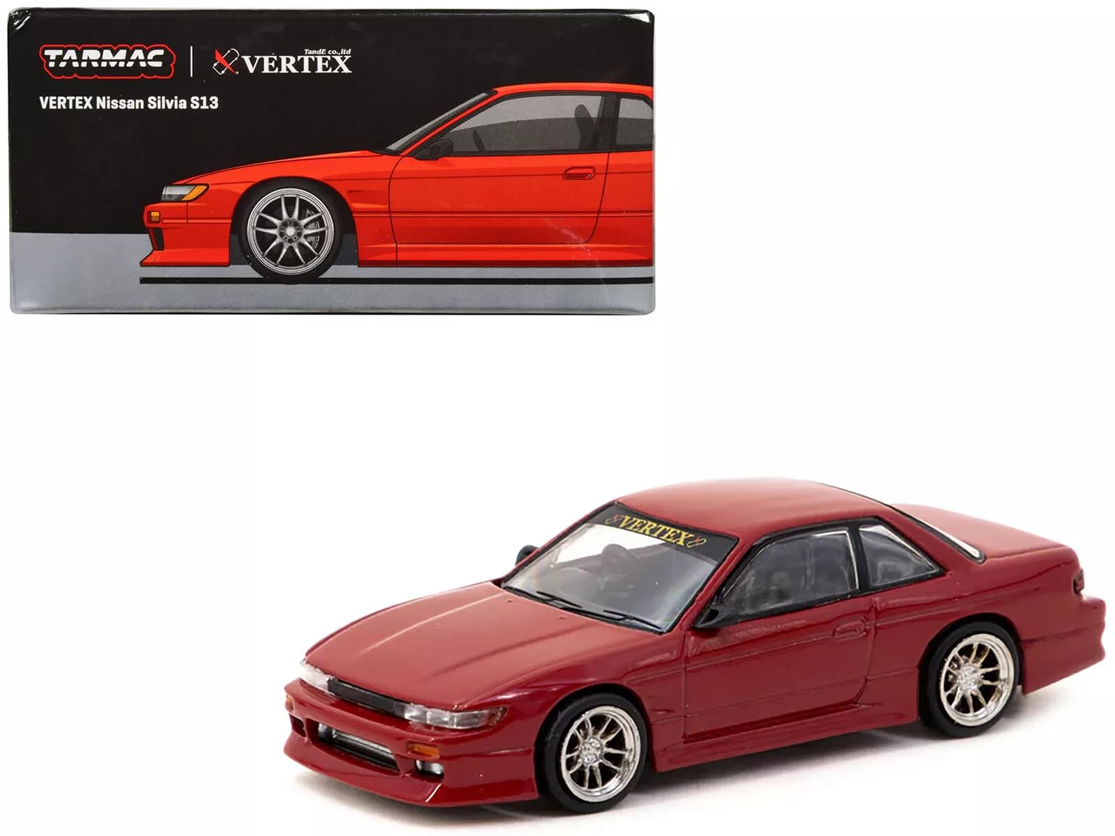 Tarmac VERTEX Nissan Silvia S15チェイス Buy Tarmac Works 1/64 Vertex Nissan Silvia S13 Red Metallic Tarmac
